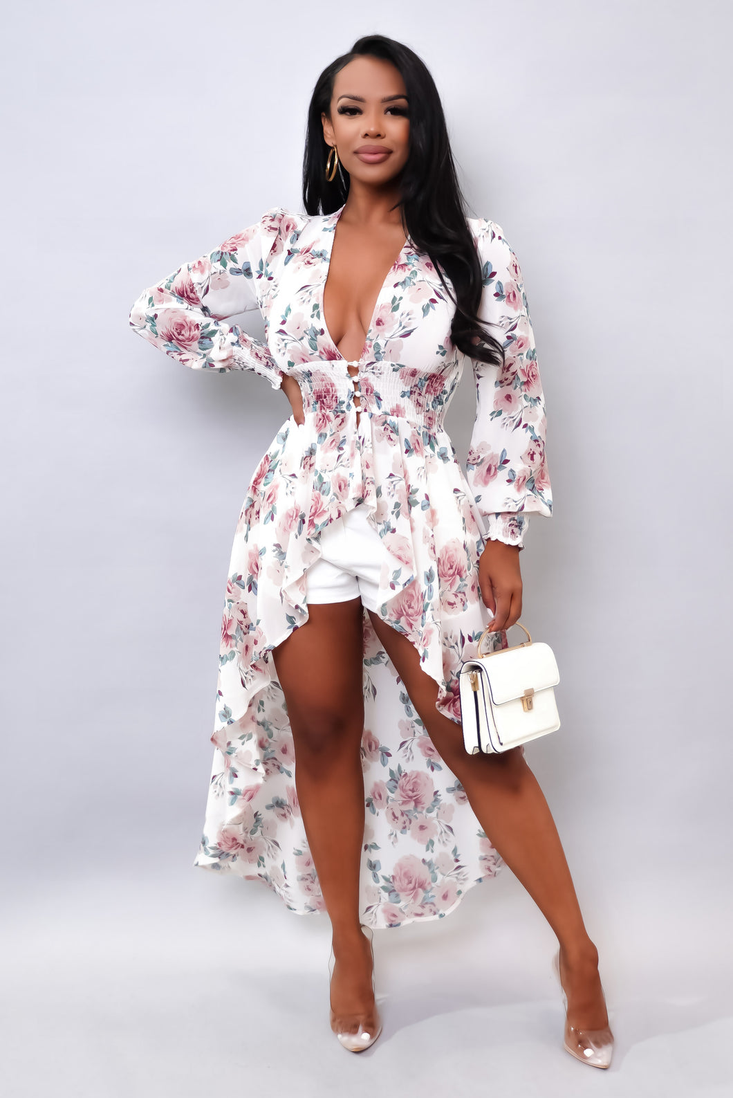 Blush & White High Low Top S&E Retail Expo