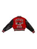 Wake Up and Be Fierce Varsity Jacket {Vegan Leather Sleeves} The House of Stylez