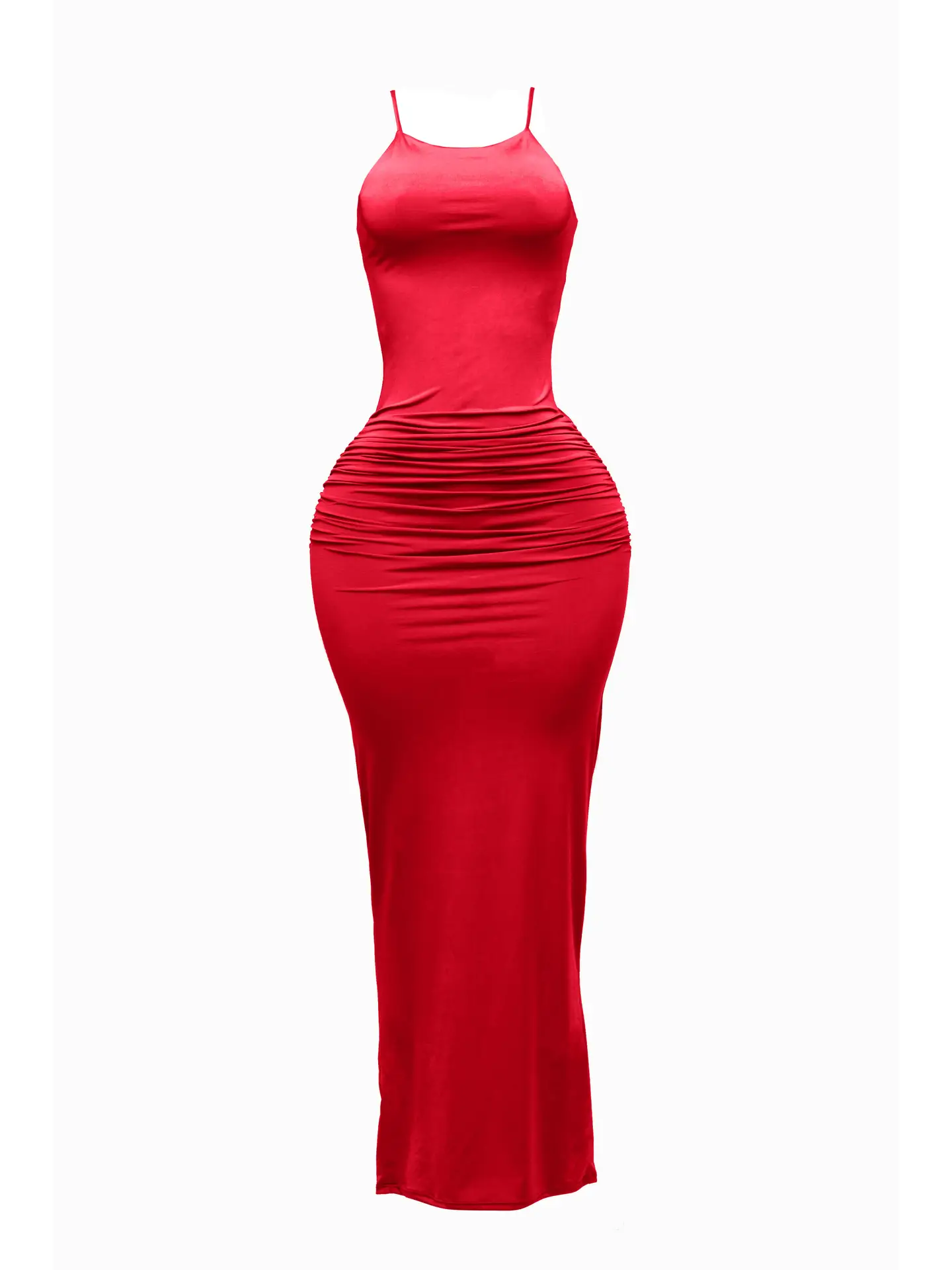 Ruched Maxi Dress The House of Stylez