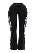Fringe Detailed Pants The House of Stylez