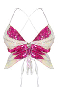 Main Character Butterfly Sequin Top – Sparkly Going Out & Festival Top for Women Blaire Shops