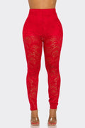 Midnight Muse Lace High-Waisted Pants Blaire Shops