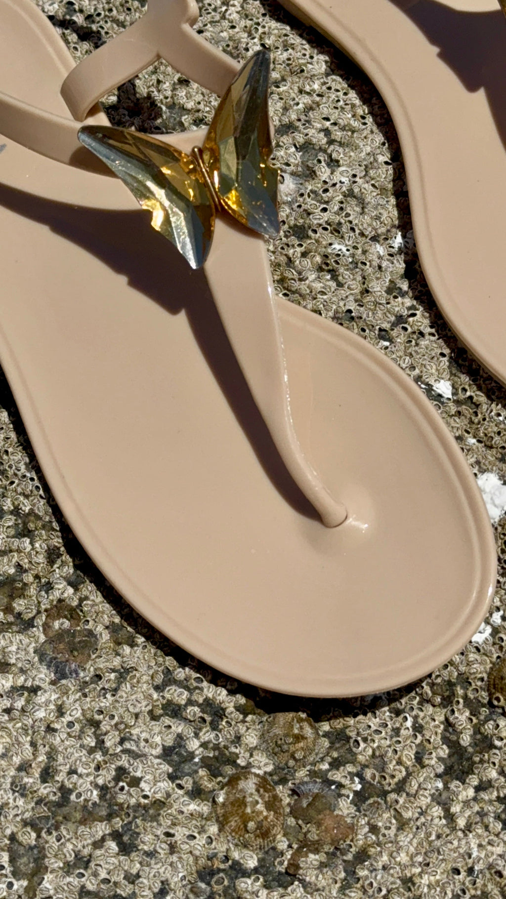 ALIANA White Gel Beach Sandals NIKOZA