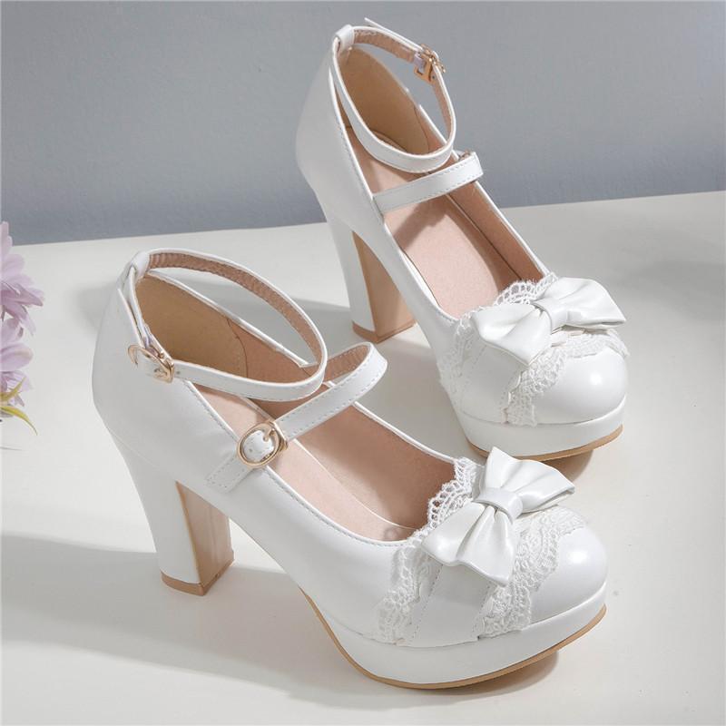Sweet Lolita High Heel Shoes Kore Kawaii