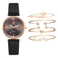 Elegant Style Fashion Womens Watch Luxury Leather Band Analog Quartz Wrist Watch Women Dress Leather Band Thin Minimalist Casual Simple Dress Analog Quartz Wristwatch Stevvex