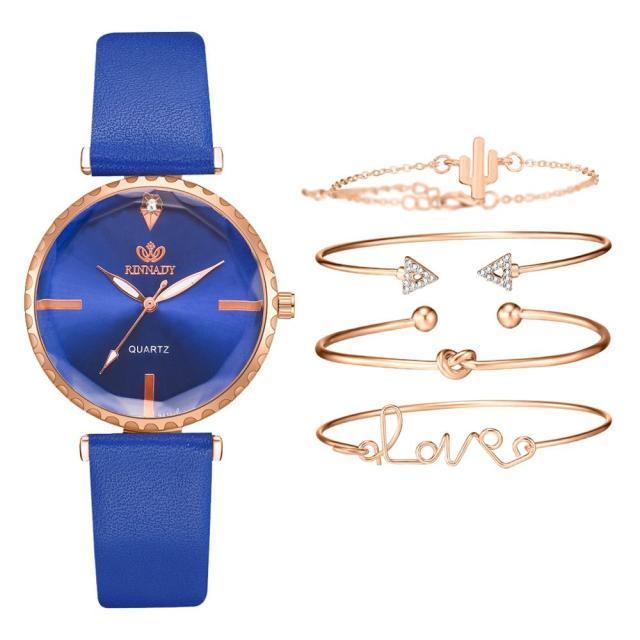 Elegant Style Fashion Womens Watch Luxury Leather Band Analog Quartz Wrist Watch Women Dress Leather Band Thin Minimalist Casual Simple Dress Analog Quartz Wristwatch Stevvex
