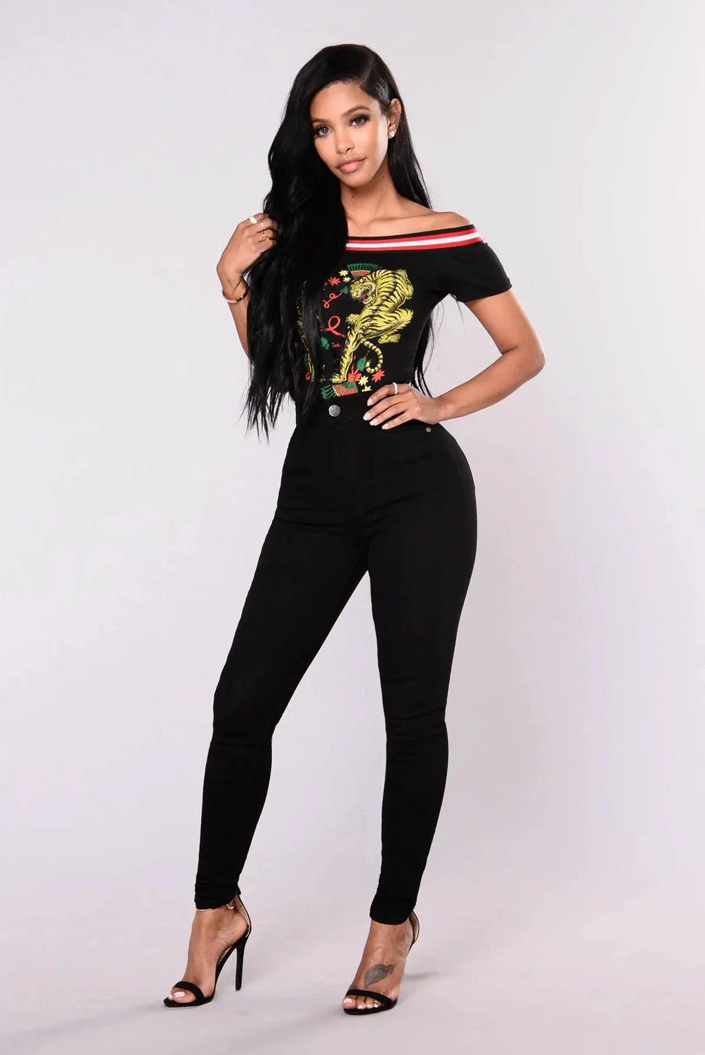 Women High Waist Stretch Hip Lift Denim Skinny Pants Jeans Full Length Sexy Slim Bleachded Solid Color Pants MANDOTOS