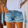 Women's Shorts Hot Pants Distressed Jeans Denim DailySale